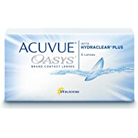 ACUVUE® OASYS for ASTIGMATISM con tecnología HYDRACLEAR® PLUS - Lentillas quincenales -protección UV - 6 lentes